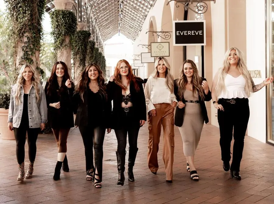 The team walking together